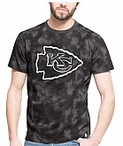 Men's Kansas City Chiefs Team Logo Black Camo Men's T Shirt,baseball caps,new era cap wholesale,wholesale hats